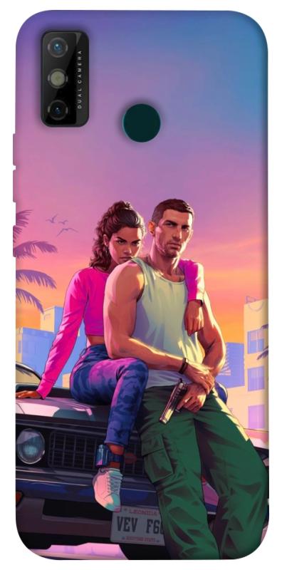 Чохол itsPrint GTA VI Heroes для TECNO Spark 6 Go, ігри, купити оптом з доставкою