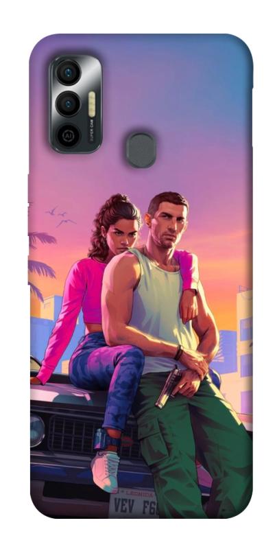 Чохол itsPrint GTA VI Heroes для TECNO Spark 7, ігри, купити оптом з доставкою