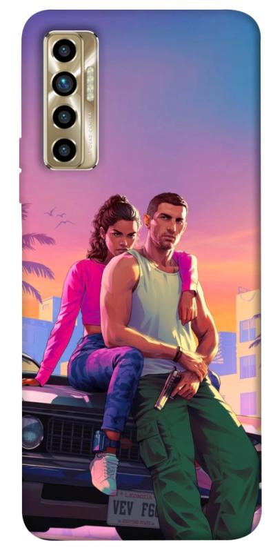 Чохол itsPrint GTA VI Heroes для TECNO Camon 17P, ігри, купити оптом з доставкою