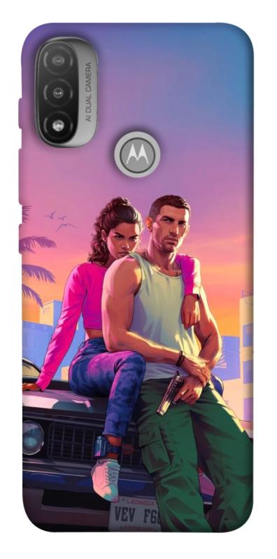 Чехол itsPrint GTA VI Heroes для Motorola Moto E20, игры, купить оптом с доставкой