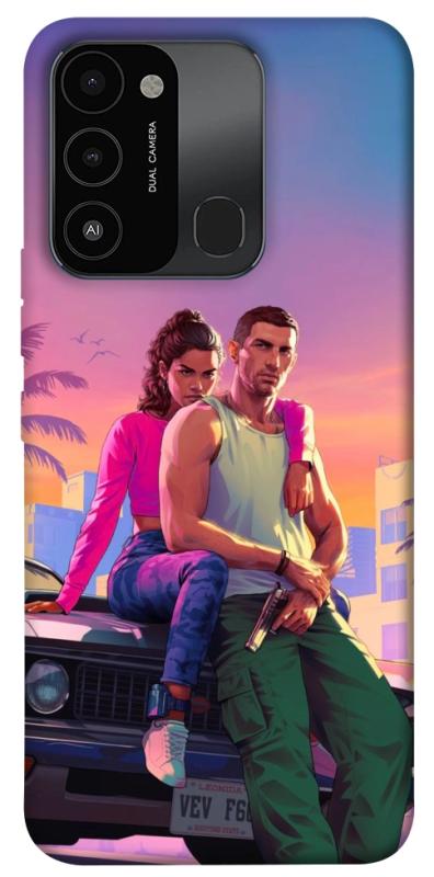 Чохол itsPrint GTA VI Heroes для TECNO Spark 8C, ігри, купити оптом з доставкою