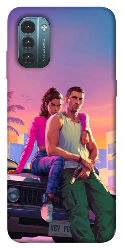 Чохол itsPrint GTA VI Heroes для Nokia G21, ігри, купити оптом з доставкою
