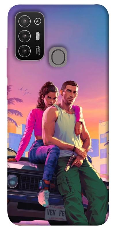Чехол itsPrint GTA VI Heroes для ZTE Blade A52, игры, купить оптом с доставкой