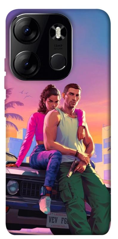 Чохол itsPrint GTA VI Heroes для Tecno Spark Go 2023, ігри, купити оптом з доставкою