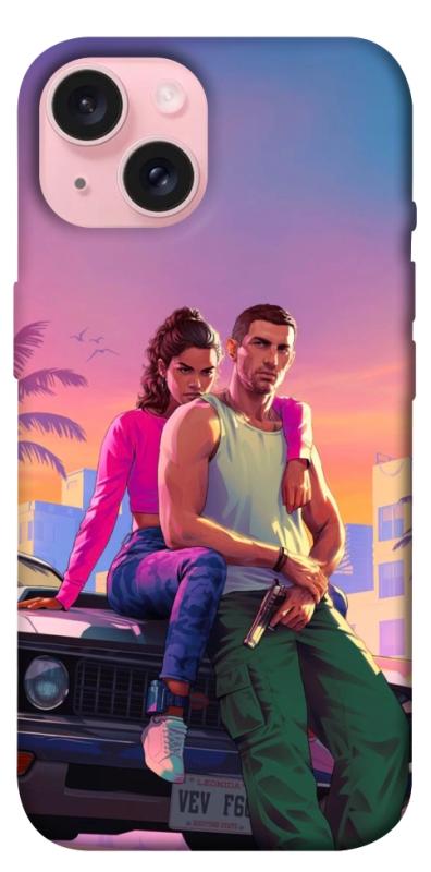 Чохол itsPrint GTA VI Heroes для Apple iPhone 15 (6.1"), ігри, купити оптом з доставкою