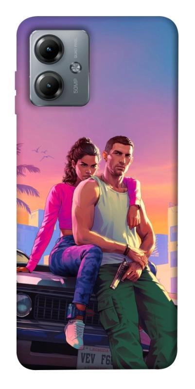 Чохол itsPrint GTA VI Heroes для Motorola Moto G14, ігри, купити оптом з доставкою