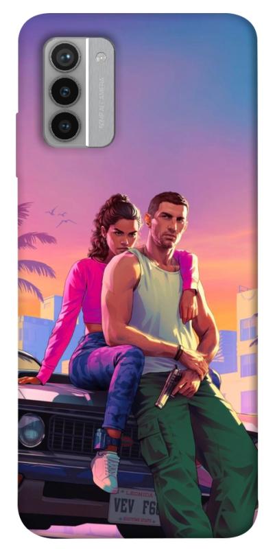 Чохол itsPrint GTA VI Heroes для Nokia G42, ігри, купити оптом з доставкою