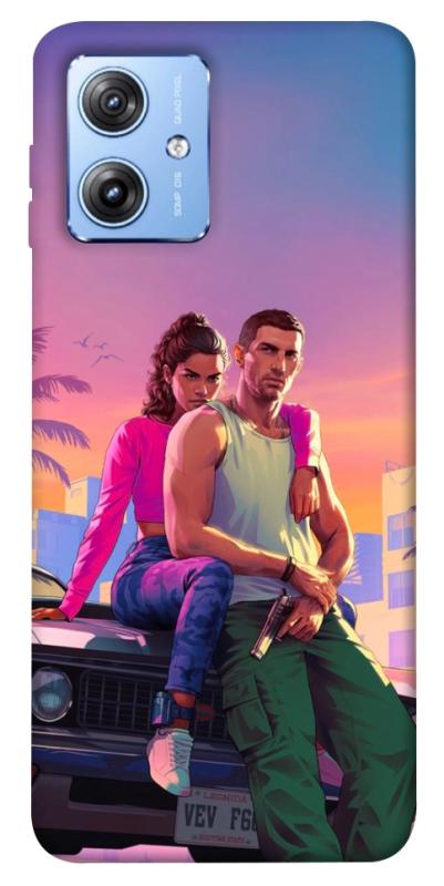 Чохол itsPrint GTA VI Heroes для Motorola Moto G84, ігри, купити оптом з доставкою