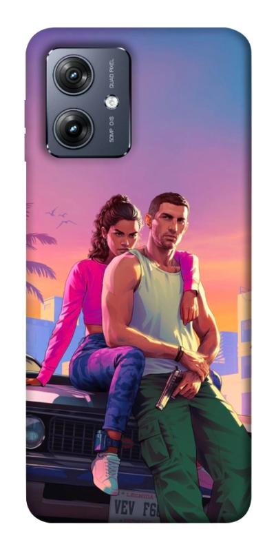 Чохол itsPrint GTA VI Heroes для Motorola Moto G54, ігри, купити оптом з доставкою