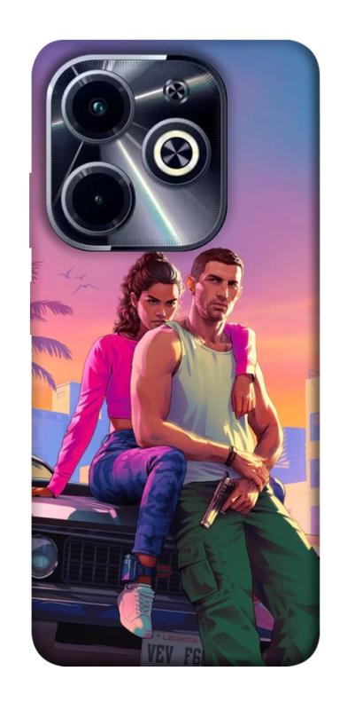 Чохол itsPrint GTA VI Heroes для Infinix Hot 40i, ігри, купити оптом з доставкою