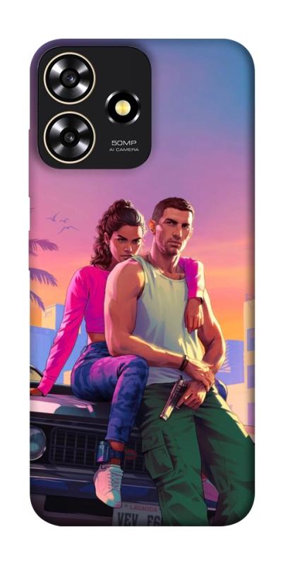 Чохол itsPrint GTA VI Heroes для ZTE Blade A73 4G, ігри, купити оптом з доставкою