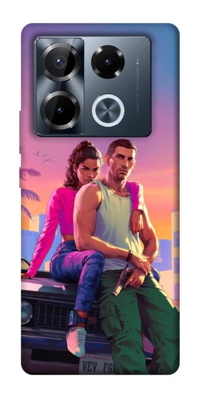 Чохол itsPrint GTA VI Heroes для Infinix Note 40 Pro 4G, ігри, купити оптом з доставкою