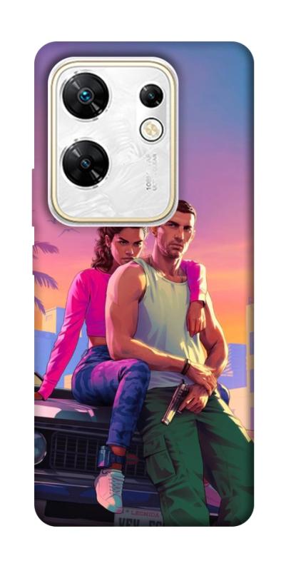 Чохол itsPrint GTA VI Heroes для Infinix Zero 30 4G, ігри, купити оптом з доставкою