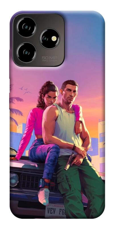 Чехол itsPrint GTA VI Heroes для ZTE Blade V50 Desing 4G, игры, купить оптом с доставкой