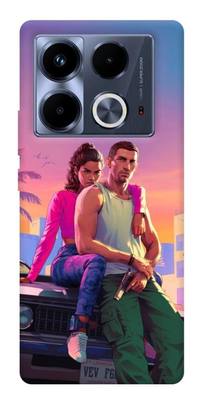 Чохол itsPrint GTA VI Heroes для Infinix Note 40 4G, ігри, купити оптом з доставкою