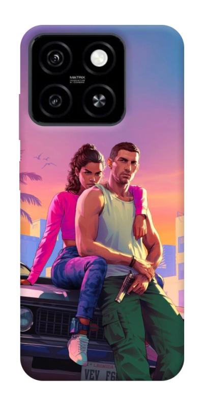Чохол itsPrint GTA VI Heroes для ZTE Blade A55 4G, ігри, купити оптом з доставкою