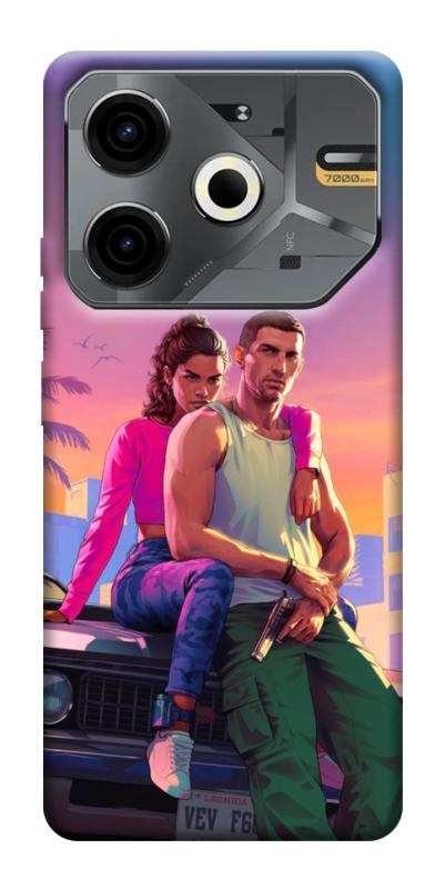 Чохол itsPrint GTA VI Heroes для TECNO Pova 6 Neo (LI6), ігри, купити оптом з доставкою