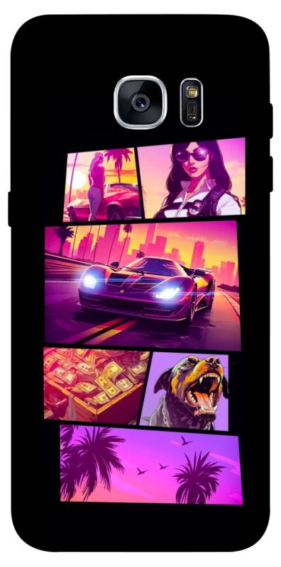 Чохол itsPrint GTA vibes для Samsung G935F Galaxy S7 Edge, ігри, купити оптом з доставкою