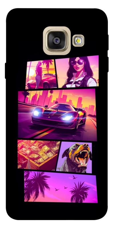 Чохол itsPrint GTA vibes для Samsung A520 Galaxy A5 (2017), ігри, купити оптом з доставкою