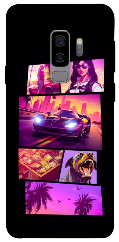 Чохол itsPrint GTA vibes для Samsung Galaxy S9+, ігри, купити оптом з доставкою