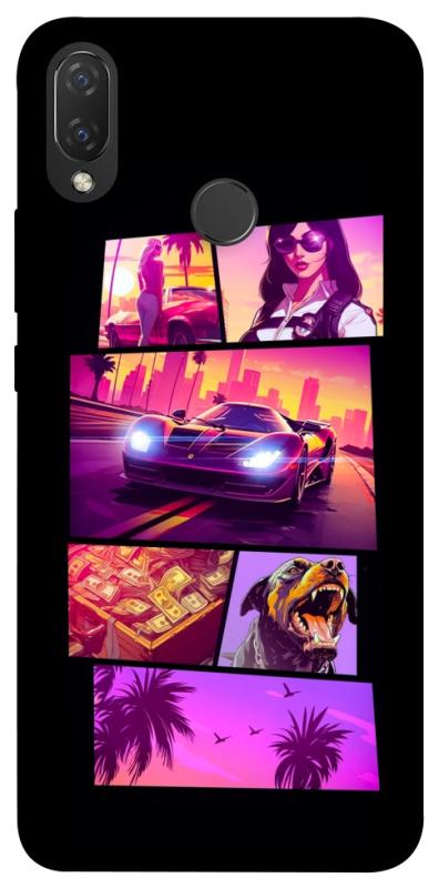 Чохол itsPrint GTA vibes для Huawei P Smart+ (nova 3i), ігри, купити оптом з доставкою