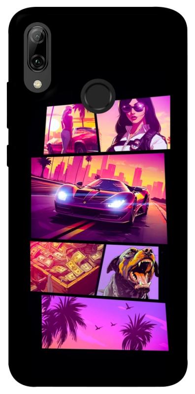 Чохол itsPrint GTA vibes для Huawei P Smart (2019), ігри, купити оптом з доставкою