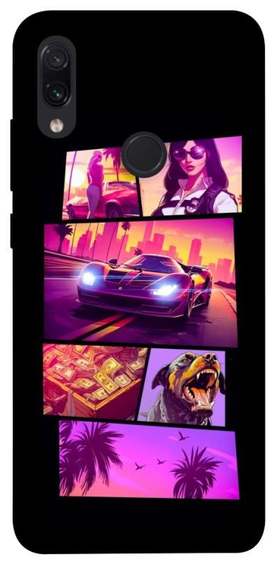 Чохол itsPrint GTA vibes для Xiaomi Redmi Note 7 / Note 7 Pro / Note 7s, ігри, купити оптом з доставкою