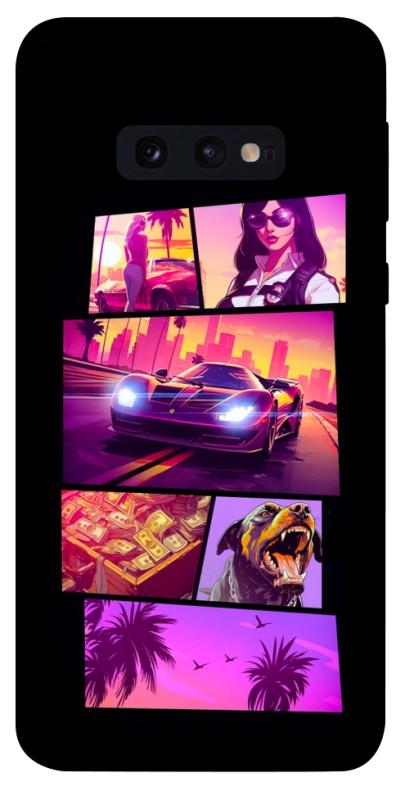 Чохол itsPrint GTA vibes для Samsung Galaxy S10e, ігри, купити оптом з доставкою