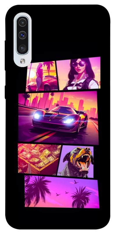 Чохол itsPrint GTA vibes для Samsung Galaxy A50 (A505F) / A50s / A30s, ігри, купити оптом з доставкою