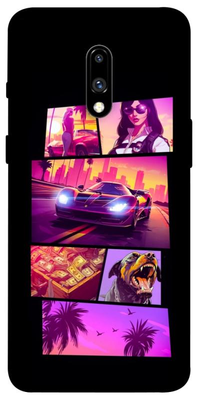 Чохол itsPrint GTA vibes для OnePlus 7, ігри, купити оптом з доставкою