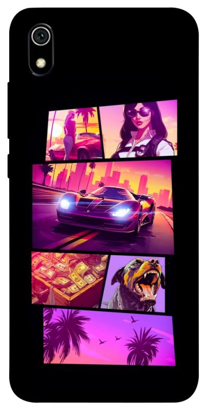 Чохол itsPrint GTA vibes для Xiaomi Redmi 7A, ігри, купити оптом з доставкою