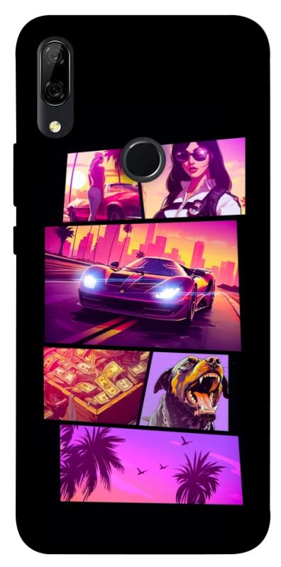 Чехол itsPrint GTA vibes для Huawei P Smart Z, игры, купить оптом с доставкой