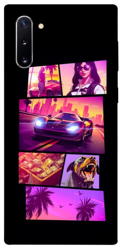 Чохол itsPrint GTA vibes для Samsung Galaxy Note 10, ігри, купити оптом з доставкою