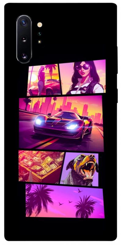 Чохол itsPrint GTA vibes для Samsung Galaxy Note 10 Plus, ігри, купити оптом з доставкою
