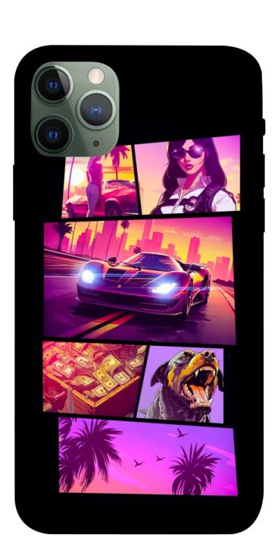 Чехол itsPrint GTA vibes для Apple iPhone 11 Pro (5.8"), игры, купить оптом с доставкой