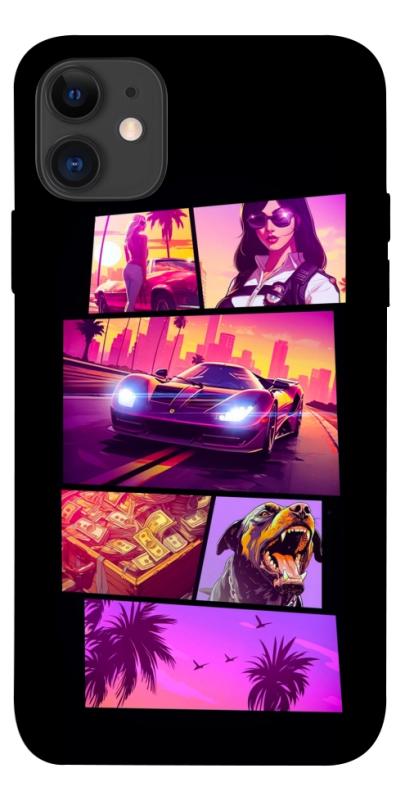 Чохол itsPrint GTA vibes для Apple iPhone 11 (6.1"), ігри, купити оптом з доставкою
