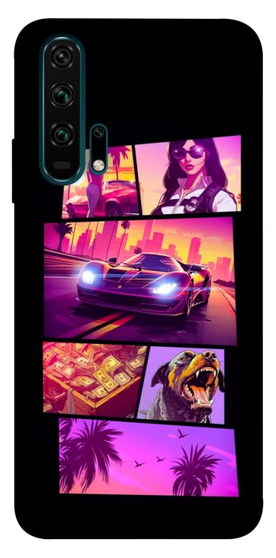 Чохол itsPrint GTA vibes для Huawei Honor 20 Pro, ігри, купити оптом з доставкою