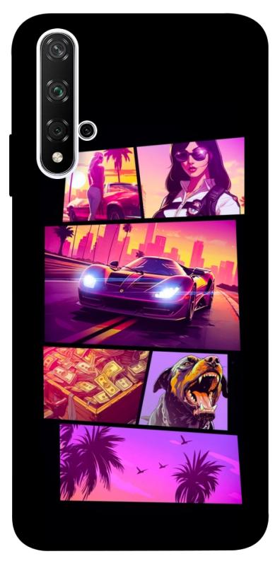 Чохол itsPrint GTA vibes для Huawei Honor 20 / Nova 5T, ігри, купити оптом з доставкою