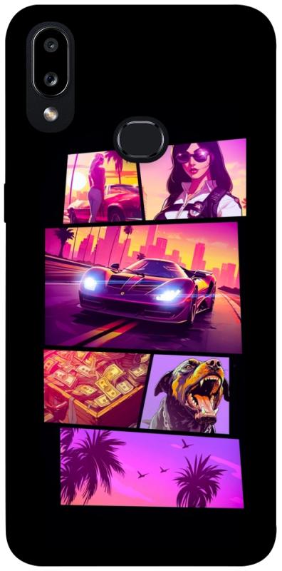 Чохол itsPrint GTA vibes для Samsung Galaxy A10s, ігри, купити оптом з доставкою