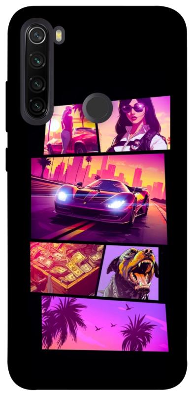 Чохол itsPrint GTA vibes для Xiaomi Redmi Note 8T, ігри, купити оптом з доставкою