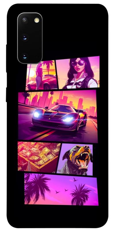Чохол itsPrint GTA vibes для Samsung Galaxy S20, ігри, купити оптом з доставкою
