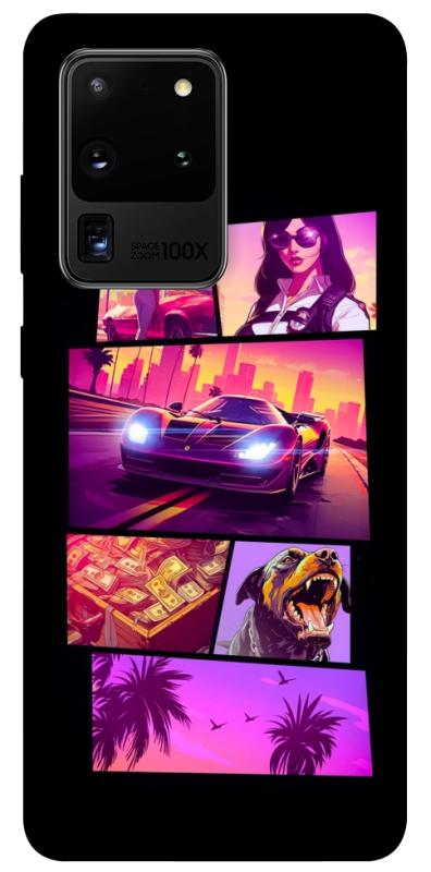 Чохол itsPrint GTA vibes для Samsung Galaxy S20 Ultra, ігри, купити оптом з доставкою