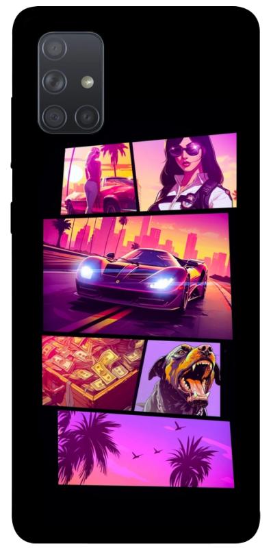 Чохол itsPrint GTA vibes для Samsung Galaxy A71, ігри, купити оптом з доставкою