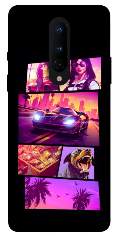 Чохол itsPrint GTA vibes для OnePlus 8, ігри, купити оптом з доставкою