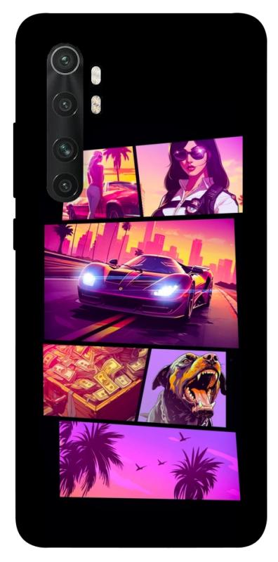 Чохол itsPrint GTA vibes для Xiaomi Mi Note 10 Lite, ігри, купити оптом з доставкою