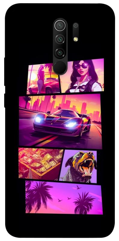Чохол itsPrint GTA vibes для Xiaomi Redmi 9, ігри, купити оптом з доставкою
