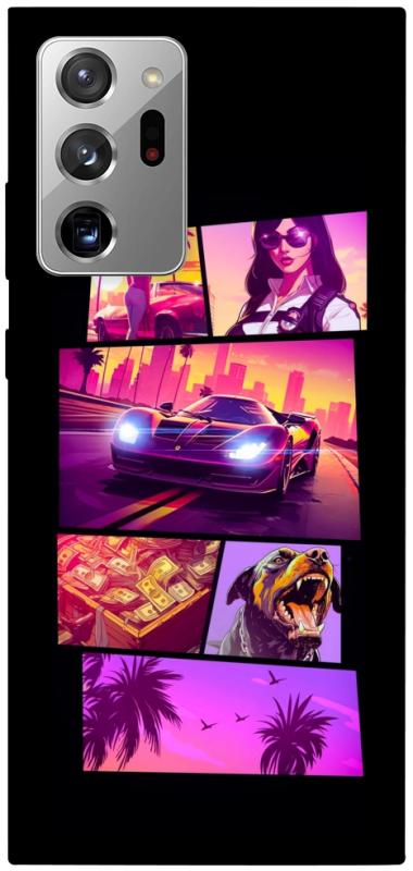 Чохол itsPrint GTA vibes для Samsung Galaxy Note 20 Ultra, ігри, купити оптом з доставкою