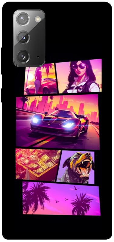 Чохол itsPrint GTA vibes для Samsung Galaxy Note 20, ігри, купити оптом з доставкою