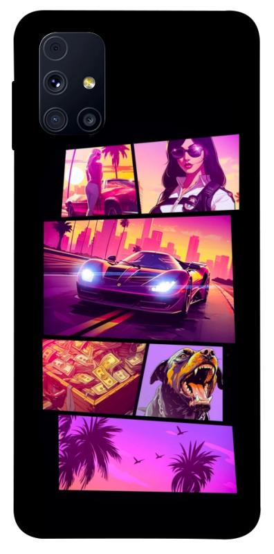Чохол itsPrint GTA vibes для Samsung Galaxy M31s, ігри, купити оптом з доставкою