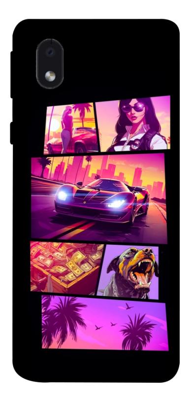 Чехол itsPrint GTA vibes для Samsung Galaxy M01 Core / A01 Core, игры, купить оптом с доставкой